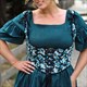 Plus Size Floral Lace Bustier Top