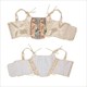 Floral Embroidery Bustier Corset Top For Women