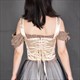 Floral Embroidery Bustier Corset Top For Women