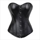 gothic Faux Leather Corset: Steampunk Style for All Sizes