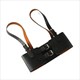 black Pu Leather Adjustable Cummerbunds For Women's Punk Style