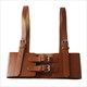 black Pu Leather Adjustable Cummerbunds For Women's Punk Style