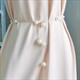 Adjustable Pearl Belt For Women’S Dress