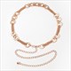 Ovale ethnische silberne Taillenkette