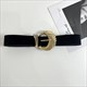 black Velvet Leather Belts: High-End Fashion For Women