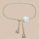 Goldene Blumenkette Gürtel für Damen – Verstellbare Luxus Taillenkette