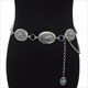 Cowgirl Western Concho Oval Link Belt