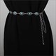 Cowgirl Western Concho Oval Link Belt