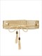Goldene Quasten Gürtel für Damen Schimmerndes Modeaccessoire