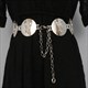 golden & Silver Alphabet Chain Belt: Elevate Your Style