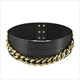 women's Corset Belt With Elastic Waist And Metal Buckle