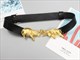 Gold Elephant Leather Women’S Designer Belt