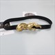 Gold Elephant Leather Women’S Designer Belt