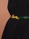 four Seasons Women's Rabbit Alloy Leather Belt Collection