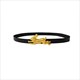 four Seasons Women's Rabbit Alloy Leather Belt Collection