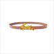 four Seasons Women's Rabbit Alloy Leather Belt Collection