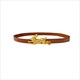 four Seasons Women's Rabbit Alloy Leather Belt Collection