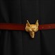 (Four Seasons Fox Head Alloy Leather Belt: Express Your Style)