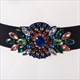 Sparkling Rhinestone Dress Belt For Summer Style