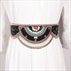 Handcrafted Bohemian Color Shell Bead Elastic Waist Belt