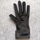 schwarze Samt-Retro-Handschuhe für Damen