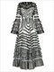 Damen Partykleid mit Mesh-Pagodenärmeln: Eleganz und Luxus