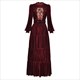 elegant Velvet Embroidery Dresses: Sophisticated Style For Women