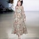 boho Chic: Printed Mesh Casual Spring Dress