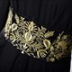 (Damen 72Cm Vintage-Stickgürtel: floraler Obi-Retro-Taillenbund)