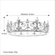 Barocke König-Tiara Für Königliche Hochzeiten