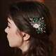 U-Förmige Kristall-Perlen-Haarnadel: Ein Braut-Haaraccessoire