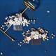 Elegant Crystal Floral Hair Adornments For Bridal Occasions