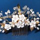 Elegant Crystal Floral Hair Adornments For Bridal Occasions