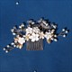 Elegant Crystal Floral Hair Adornments For Bridal Occasions