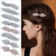 Leaf Hair Clips Bridal Wedding Headpiece Jewelry