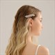 Leaf Hair Clips Bridal Wedding Headpiece Jewelry