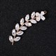 Leaf Hair Clips Bridal Wedding Headpiece Jewelry