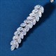 Leaf Hair Clips Bridal Wedding Headpiece Jewelry