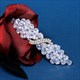 Leaf Hair Clips Bridal Wedding Headpiece Jewelry