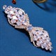 Leaf Hair Clips Bridal Wedding Headpiece Jewelry