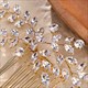 Zirconia Wedding Hair Combs For Bridal Elegance