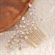 Zirconia Wedding Hair Combs For Bridal Elegance