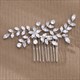 Zirconia Wedding Hair Combs For Bridal Elegance