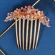Kristall-Blumen-Haarkämme Für Braut-Hochzeiten