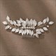 Floral Comb Wedding Bridal Hair Jewelry - Rose Gold, Gold, Silver