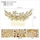 Rhinestone Bridal Headpiece With Tiaras And Hair Combs