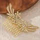 Rhinestone Bridal Headpiece With Tiaras And Hair Combs