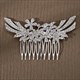 Rhinestone Bridal Headpiece With Tiaras And Hair Combs