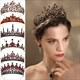 Regal Red Crystal Queen Tiara