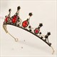 Regal Red Crystal Queen Tiara